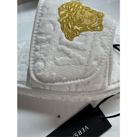 VERSACE MEDUSA EMBROIDERED SLIPPERS Italy Size 43 =10 - Picture 4 of 13